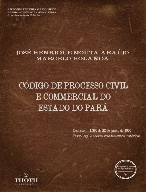 Código de Processo Civil e Commercial do Estado do Pará - Versão Comum